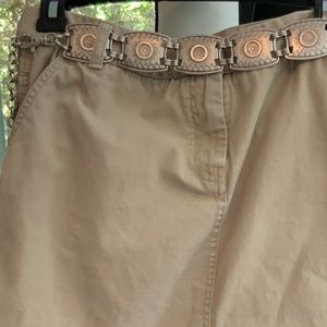 J. Crew Khaki Skirt